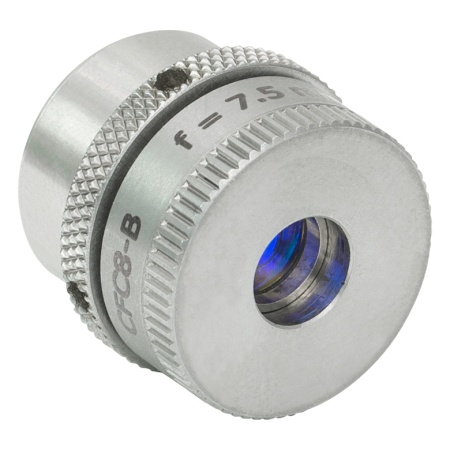 CFC8-B - Оптоволоконный коллиматор для разъемов FC/PC, с возможностью регуляции положения линзы, f = 7.5 мм, просветляющее покрытие: 650-1050 нм, Thorlabs