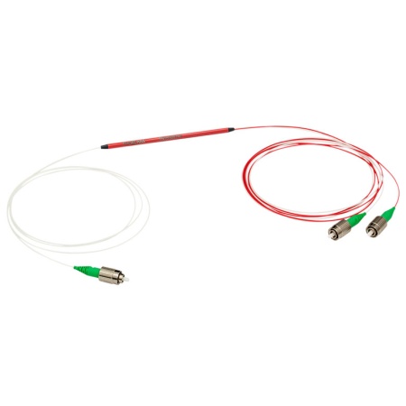 TN1550R1A1 - Узкополосный оптический разветвитель, 1x2, рабочий диапазон: 1550 ± 15 нм, разделение сигнала: 99:1, разъем: FC/APC, Thorlabs