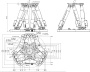 Гексаподы H-855, оси XYZ, 1200-5000 Н, 50-320 мм, 24-120°
