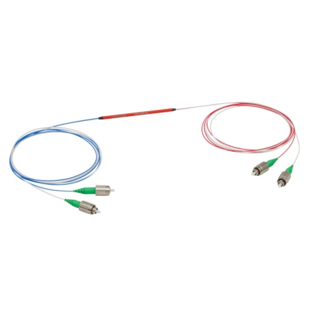 TN1310R1A2 - Узкополосный оптический разветвитель, 2x2, рабочий диапазон: 1310 ± 15 нм, разделение сигнала: 99:1, разъем: FC/APC, Thorlabs