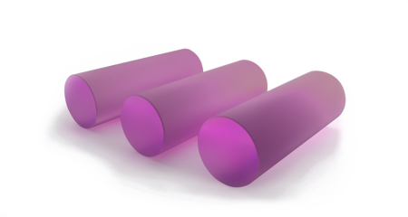 Кристалл Nd:YLF, Ø5 мм, длина: 50 мм, ориентация: a-cut, степень легирования: 1%, срез под прямым углом, Optogama