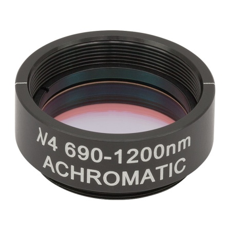 AQWP10M-980 - Ахроматическая четвертьволновая пластинка (λ/4), Ø1", оправа с резьбой: SM1, рабочий диапазон: 690 - 1200 нм, Thorlabs