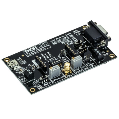 MLDEVAL - Макетная плата для драйверов лазерных диодов MLD203xE, Thorlabs