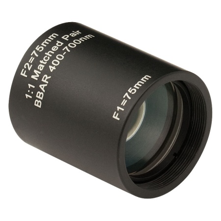 MAP107575-A - Пары ахроматических дублетов, усиление: 1:1, f1=75 мм, f2=75 мм, просветляющее покрытие: 400-700 нм, Thorlabs