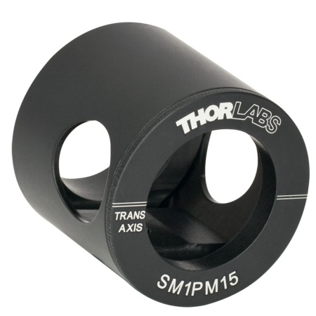SM1PM15 - Цилиндрический держатель для поляризационных призм в оправе с апертурой 15 мм, SM1, Thorlabs
