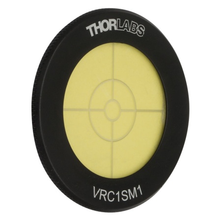 VRC1SM1 - Юстировочный диск для УФ и видимого диапазона (250-540 нм), резьба: SM1, Thorlabs