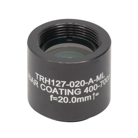 TRH127-020-A-ML - Ахроматический триплет, оправа с резьбой: SM05, Ø1/2", f = 20 мм, просветляющее покрытие: 400 - 700 нм, Thorlabs