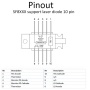 Драйверы SF8XXX-10, 3 А, 3 В, корпус Butterfly