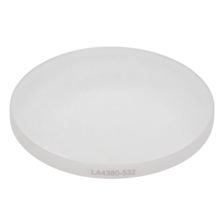 LA4380-532 - Плоско-выпуклая линза, f = 100 мм, Ø1", материал: UVFS, покрытие: 532 нм, Thorlabs