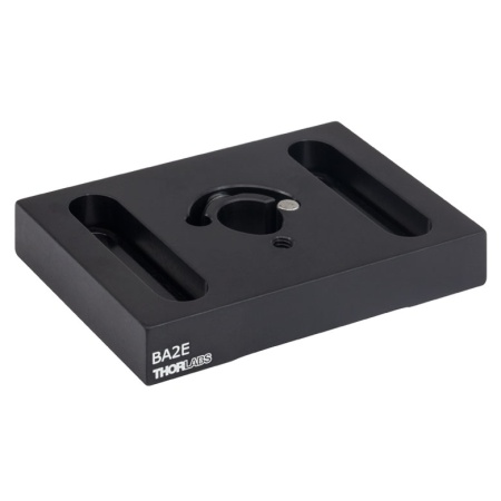 BA2E - Основание для крепления стержней с зажимом, отверстие: Ø1/2", размеры: 2.00" x 3.00" x 0.48", Thorlabs