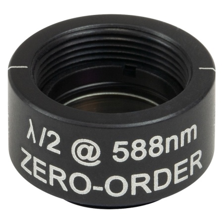 WPHSM05-588 - Полуволновая пластинка нулевого порядка, Ø1/2", резьба оправы: SM05, рабочая длина волны: 588 нм, Thorlabs