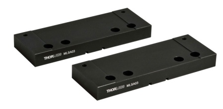 MLSA03 - Монтажные скобы для крепления предметных столиков, для микроскопов: Nikon TE2000 и Eclipse Ti, 2 шт, Thorlabs
