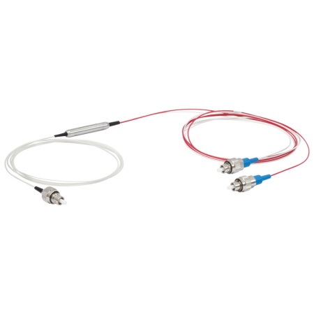 PBC1550SM-FC - Разветвитель для работы с поляризованным излучением, рабочий диапазон: 1550 ± 40 нм, типы волокон: 1 SM и 2 PM, разъемы: FC/PC, Thorlabs