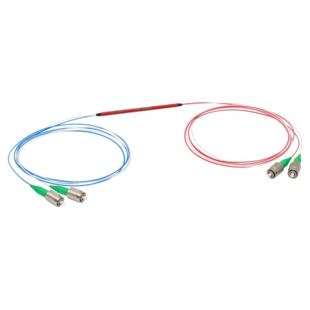 TW1300R3A2 - 2x2 оптический разветвитель с широким спектральным диапазоном пропускания, 1300 ± 100 нм, коэффициенты деления 75:25, FC/APC разъемы