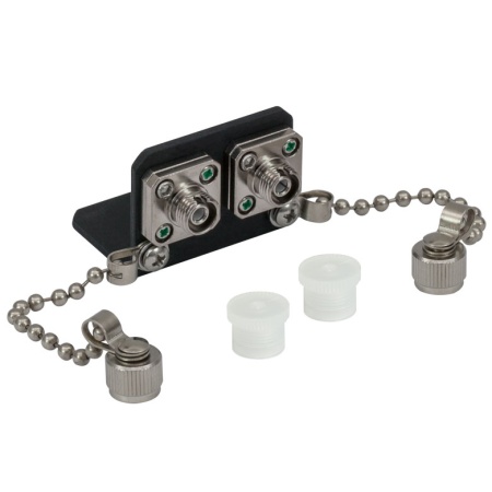 ADAFCB4 - L-образный стыковочный кронштейн, 2 соединения: FC/APC - FC/APC, узкий боковой ключ (2.0 мм), Thorlabs