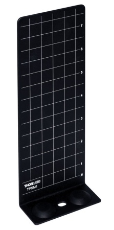 TPSM1 - Магнитный экран для юстировки лазера, 7.87" x 2.95", выгравированная разметка (дюймовая система), Thorlabs