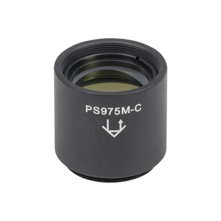 PS975M-C - Уголковый отражатель (ретрорефлектор) в оправе, резьба SM1, просветляющее покрытие: 1050-1700 нм, Thorlabs