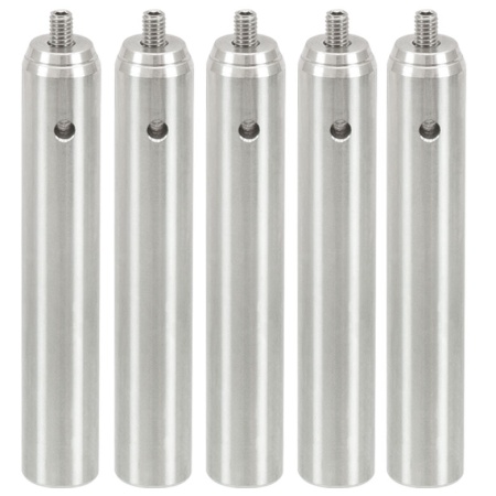 TR75/M-JP-P5 - Стержни для держателей оптики, Ø12 мм, сталь, винт с резьбой M4, резьбовое отверстие M6, высота 75 мм, 5 шт., Thorlabs