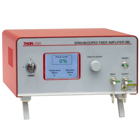 EDFA300S - Волоконный усилитель, легированный эрбием, выходная мощность насыщения: >24.5 дБм, одномодовое волокно, Thorlabs