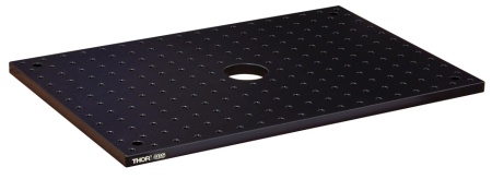 MB3045A/M - Алюминиевая оптическая плита, размеры: 300 мм x 450 мм x 12.7 мм, центральное отверстие: Ø50 мм, монтажные отверстия: M6, Thorlabs