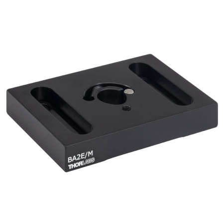 BA2E/M - Основание для крепления стержней с зажимом, отверстие: Ø12.8 мм, размеры: 50.8 мм x 75.0 мм x 12.1 мм, Thorlabs