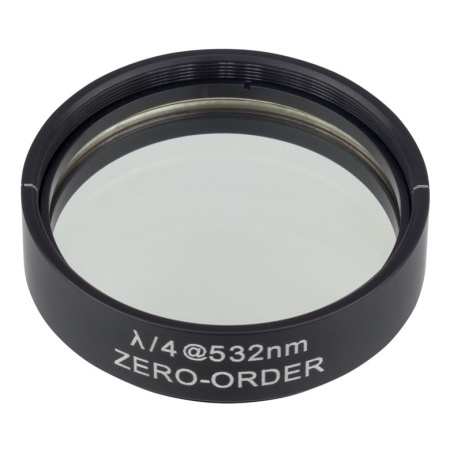 WPQ20ME-532 - Четвертьволновая пластинка из ЖК полимера в оправе, Ø2", рабочая длина волны: 532 нм, резьба: SM2, Thorlabs