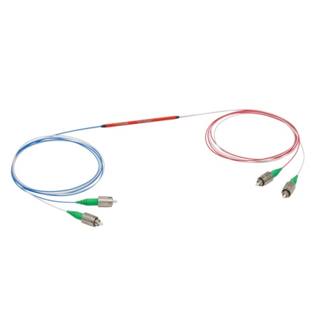 TN1310R2A2 - Узкополосный оптический разветвитель, 2x2, рабочий диапазон: 1310 ± 15 нм, разделение сигнала: 90:10, разъем: FC/APC, Thorlabs