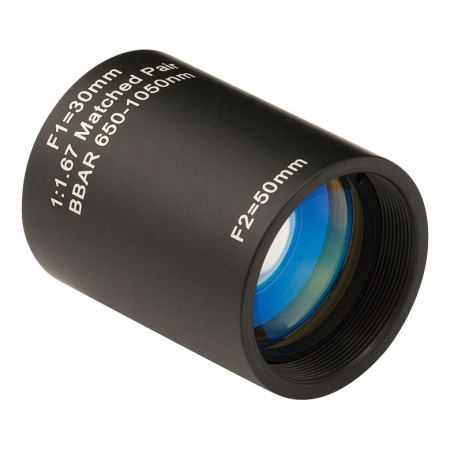 MAP103050-B - Пары ахроматических дублетов, усиление: 1:1.67, f1=30 мм, f2=50 мм, просветляющее покрытие: 650-1050 нм, Thorlabs