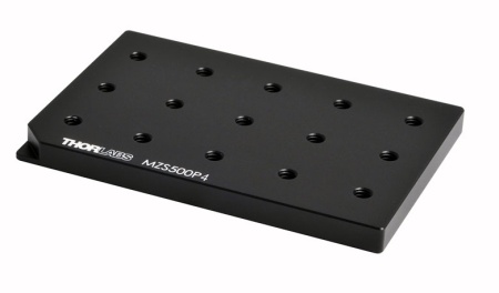 MZS500P4 - Монтажная плита, совместима с комплектующими серии MZS500, крепления: M6, Thorlabs