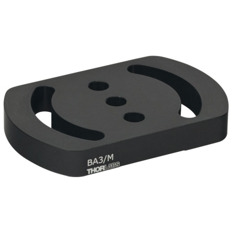 BA3/M - Основания для крепления с радиальными сквозными пазами, 50 мм x 75 мм x 10 мм, Thorlabs