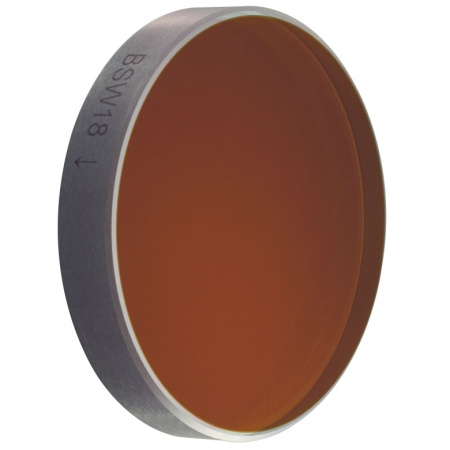 BSW18 - Светоделительная пластина из кварцевого стекла, Ø2", 50:50 (отражение:пропускание), покрытие для 1.2 - 1.6 мкм, толщина: 8 мм, Thorlabs