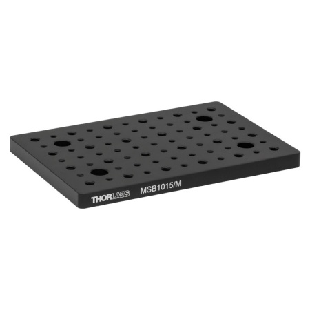 MSB1015/M - Оптическая плита: 100 мм x 150 мм, высокая плотность резьбовых отверстий: M4 и М6, Thorlabs