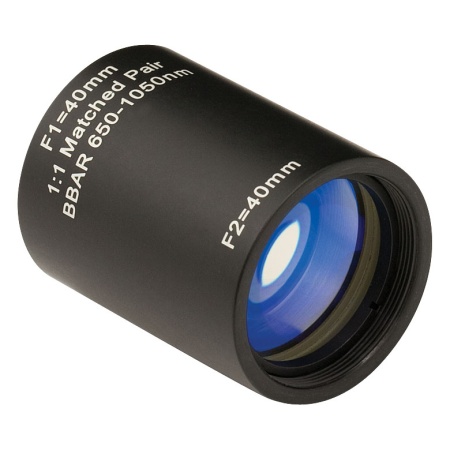 MAP104040-B - Пары ахроматических дублетов, усиление: 1:1, f1=40 мм, f2=40 мм, просветляющее покрытие: 650-1050 нм, Thorlabs