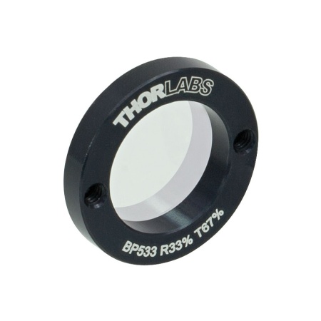 BP533 - Пленочный светоделитель, Ø1/2", с покрытием, деление 33:67 (отражение:пропускание), для работы на 635 нм, Thorlabs