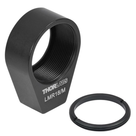 LMR18/M - Держатель для линз Ø18 мм со стопорным кольцом, крепление: M4, Thorlabs