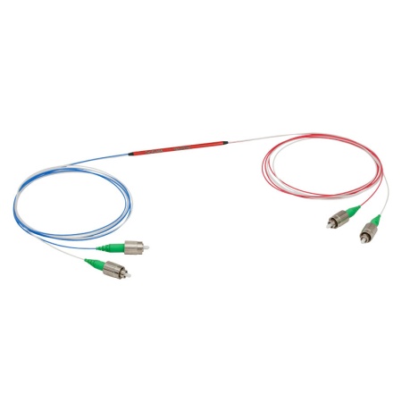 TN830R3A2 - Узкополосный оптический разветвитель, 2x2, рабочий диапазон: 830 ± 15 нм, разделение сигнала: 75:25, разъем: FC/APC, Thorlabs