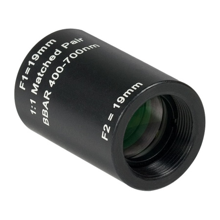 MAP051919-A - Пары ахроматических дублетов, усиление: 1:1, f1=19 мм, f2=19 мм, просветляющее покрытие: 400-700 нм, Thorlabs