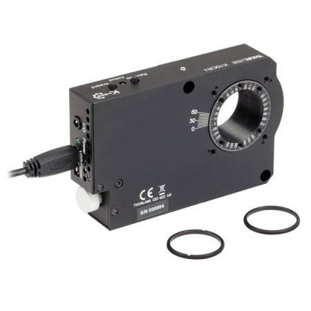 K10CR1 - Вращающийся моторизированный держатель оптики Ø1", шаговый двигатель, дюймовая резьба, Thorlabs