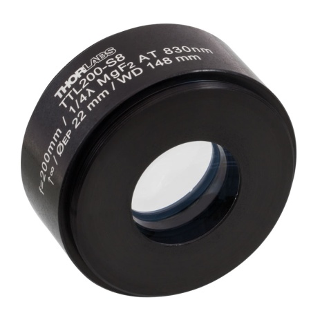 TTL200-S8 - Тубусная линза, фокус: 200 мм, покрытие: MgF2, внешняя резьба: SM2, Thorlabs