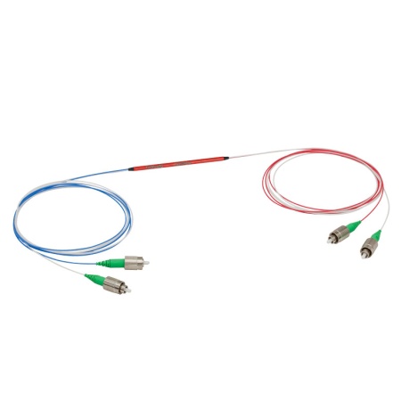 TN830R2A2 - Узкополосный оптический разветвитель, 2x2, рабочий диапазон: 830 ± 15 нм, разделение сигнала: 90:10, разъем: FC/APC, Thorlabs